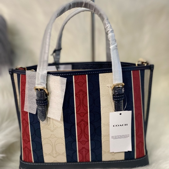 COACH Mollie 25 In Signature Jacquard Canvass - Picture 4 of 4